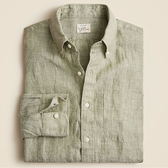 NWT / J.Crew Baird McNutt Irish linen shirt XL - Picture 1 of 9